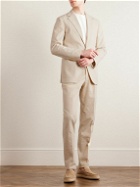 De Petrillo - Cotton-Blend Seersucker Suit Jacket - Neutrals