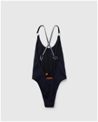 Heron Preston Glitter Carabiner Swimsuit Black - Womens - Swimwear