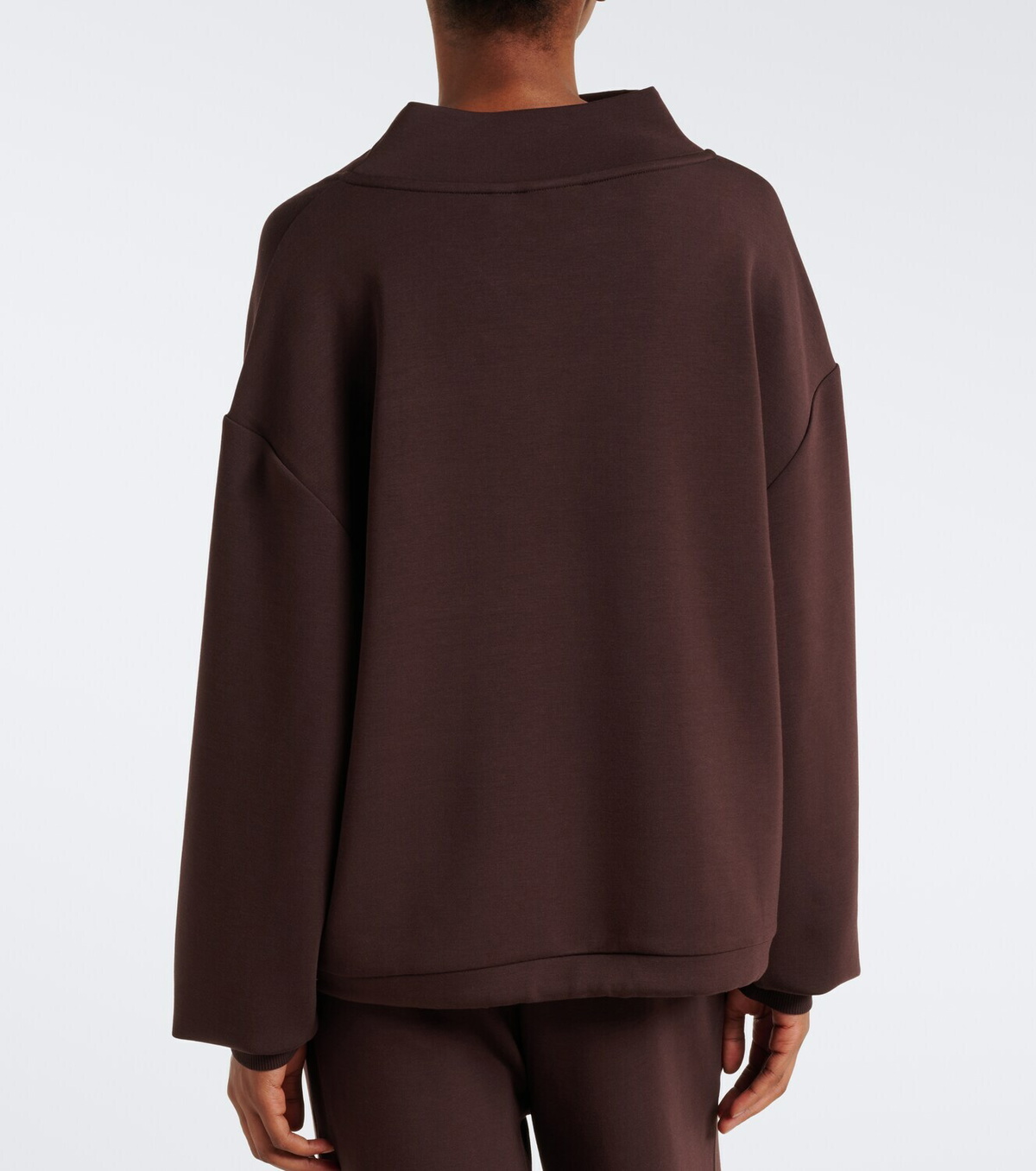 Varley Betsy draped jersey sweatshirt