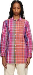 Engineered Garments Multicolor Rounded Collar Shirt
