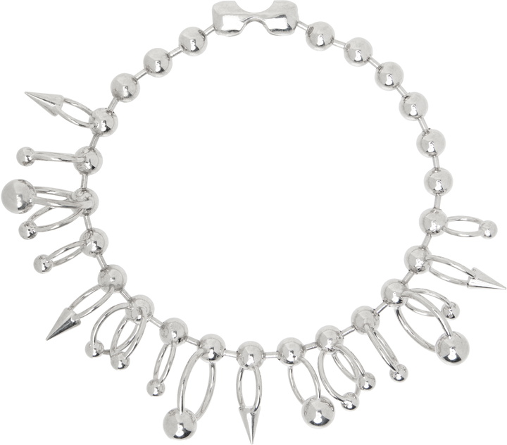 Photo: Jean Paul Gaultier Silver 'The Ball' Necklace