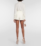 Valentino Crêpe Couture high-rise shorts