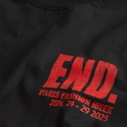 END. SS26 Paris Fashion Week T-Shirt in Black