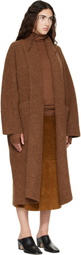 Lauren Manoogian Brown Double Face Long Coat