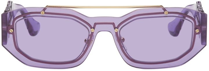 Photo: Versace Purple Medusa Biggie Sunglasses