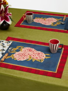 LISA CORTI Set Of 2 Printed Cotton Placemats