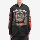 Vetements Men's Motorhead Jersey Shirt in Black