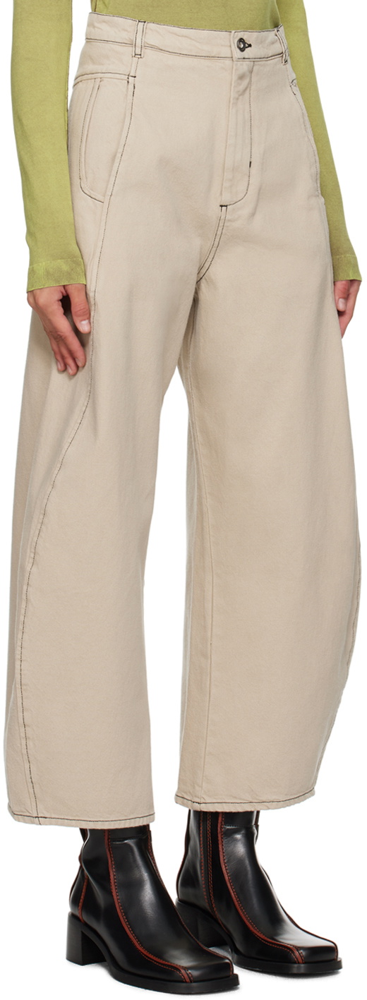 Henrik Vibskov Beige Shade Jeans