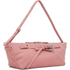MARGESHERWOOD Pink Leather 'Grandma' Used Sling Bag