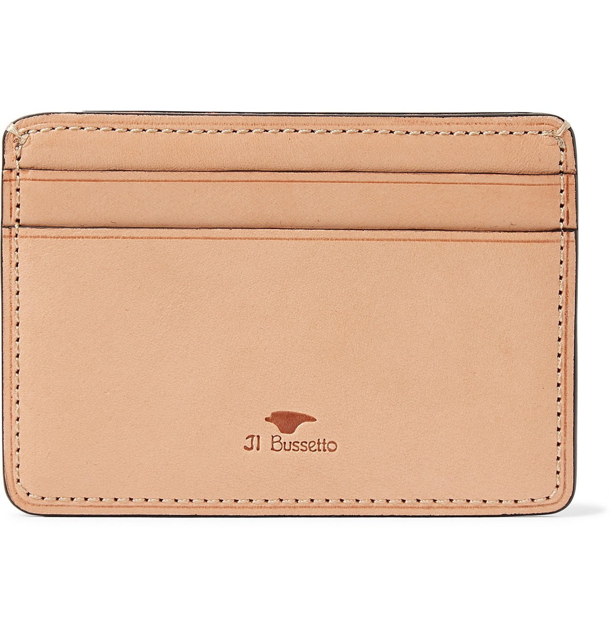 Bicolor leather card holder - Il Bussetto