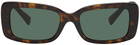 Valentino Garavani Tortoiseshell Square Sunglasses