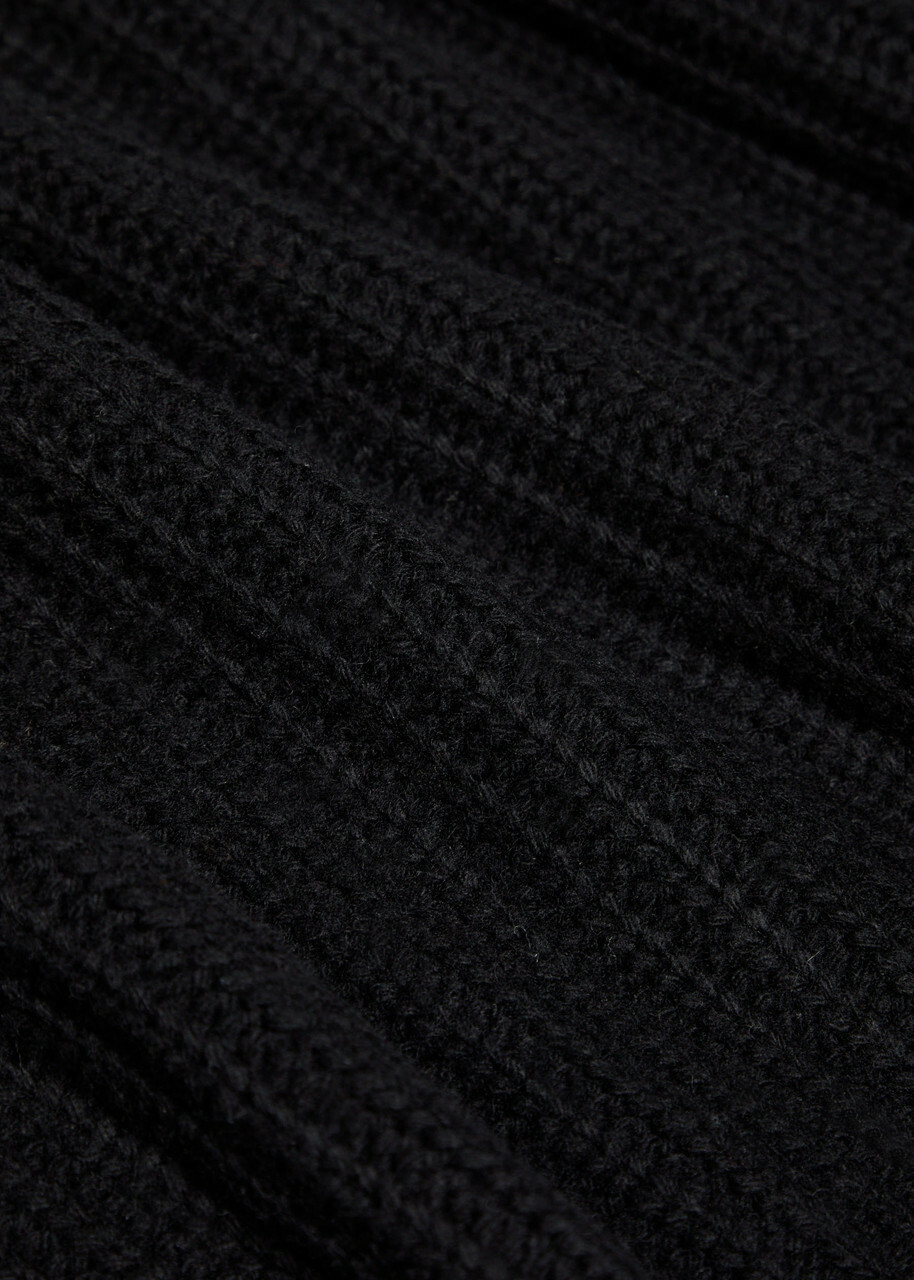 Won Hundred Bentley Ribbed Wool-blend Jumper Black