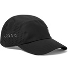 On - Perforated Shell Baseball Cap - Black