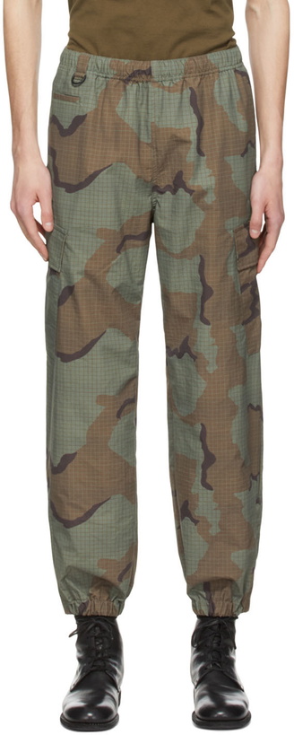 Photo: Undercover Green Nylon Cargo Pants