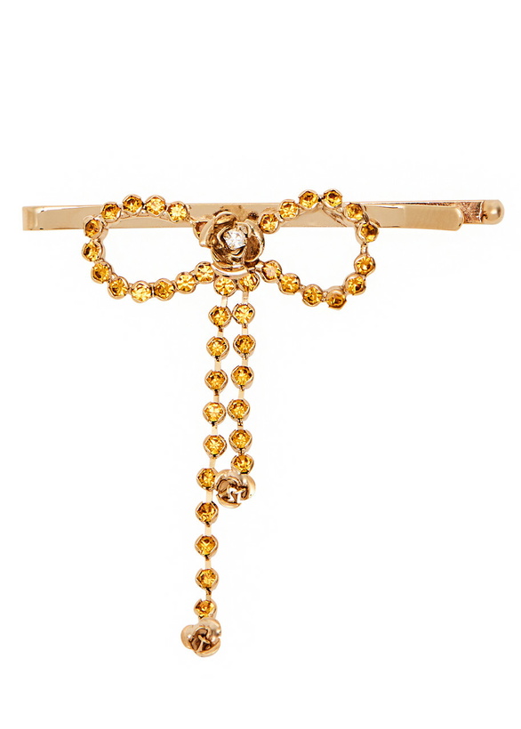 Rosantica Profumo Crystal-embellished Headband - Gold - One  display picture 3
