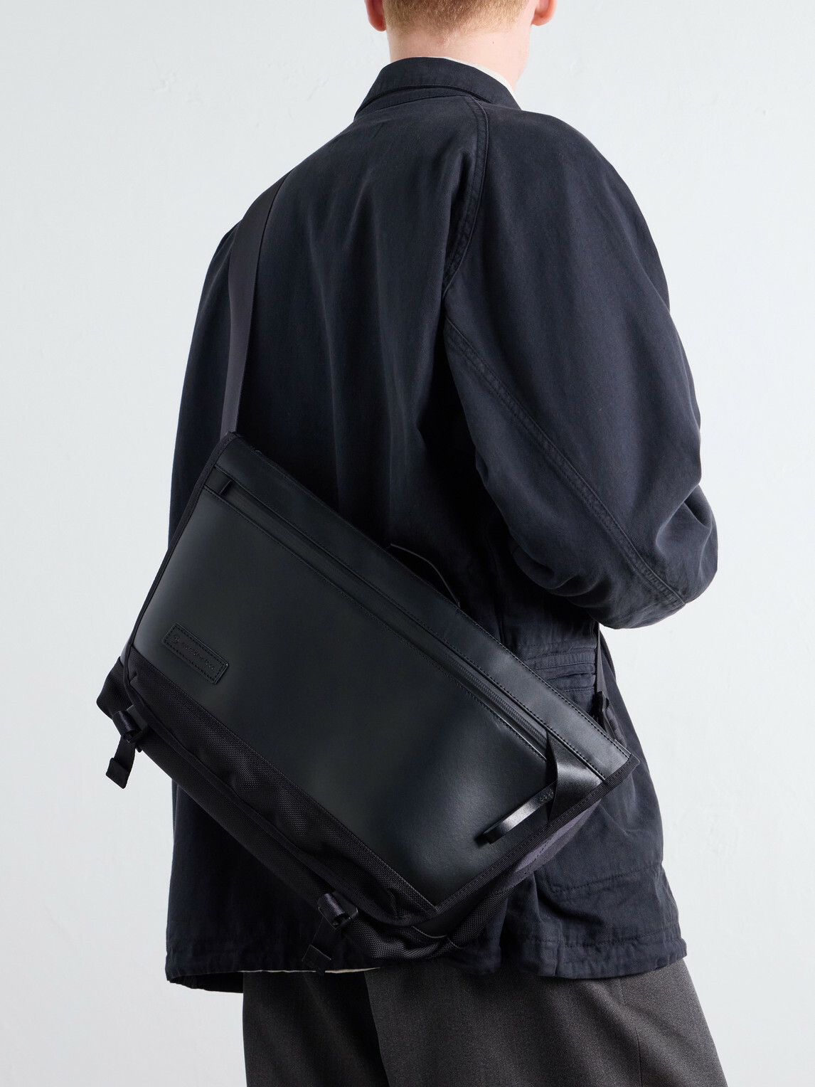 Master-Piece - Leather-Trimmed CORDURA® Canvas Messenger Bag