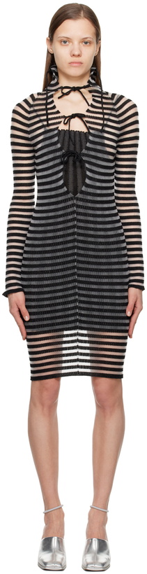 Photo: a. roege hove Black & White Ivy Midi Dress