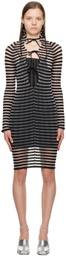 a. roege hove Black & White Ivy Midi Dress
