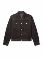 Mr P. - Cotton-Corduroy Trucker Jacket - Brown
