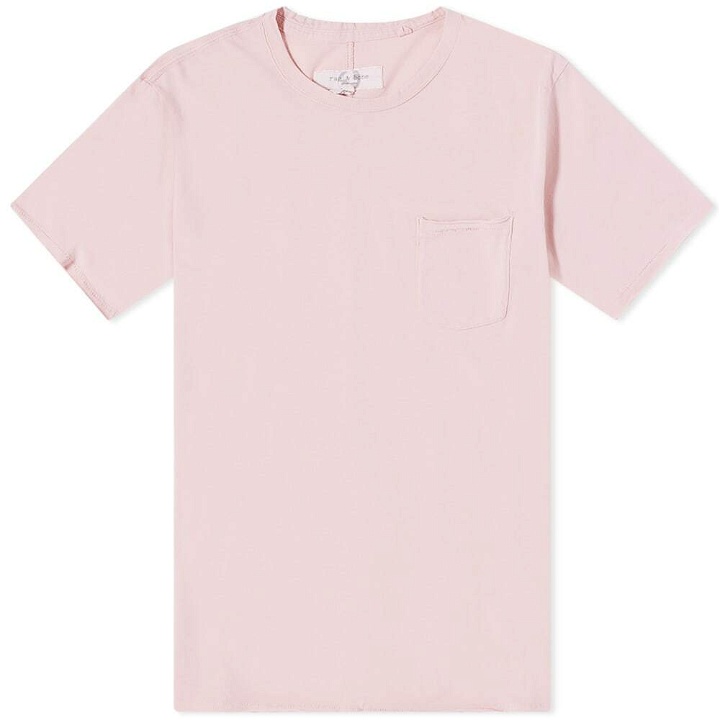Photo: Rag & Bone Men's Miles Pocket T-Shirt in Light Pink