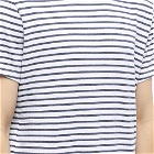 Save Khaki Men's Organic Hemp Stripe Crew T-Shirt in White