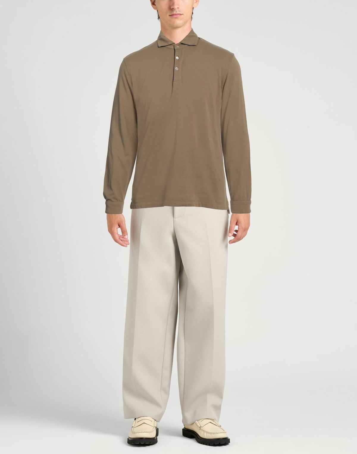 Boglioli Mens Polo shirt Khaki