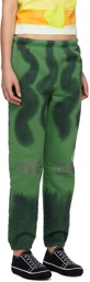 Collina Strada Green Tie-Dye Lounge Pants