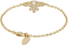 Vivienne Westwood Gold Olympia Pearl Chain Bracelet