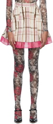 SHUTING QIU White Cotton Blend Skirt