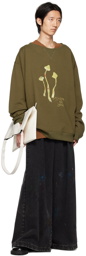 Maison Margiela Khaki Mushroom Sweatshirt