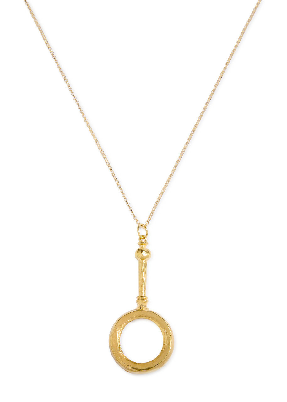 Alighieri The Poet's Lens 24kt Gold-plated Necklace - One Size