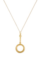 Alighieri The Poet's Lens 24kt Gold-plated Necklace - One Size
