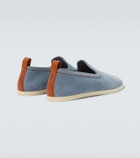 Loro Piana Venice Walk suede loafers