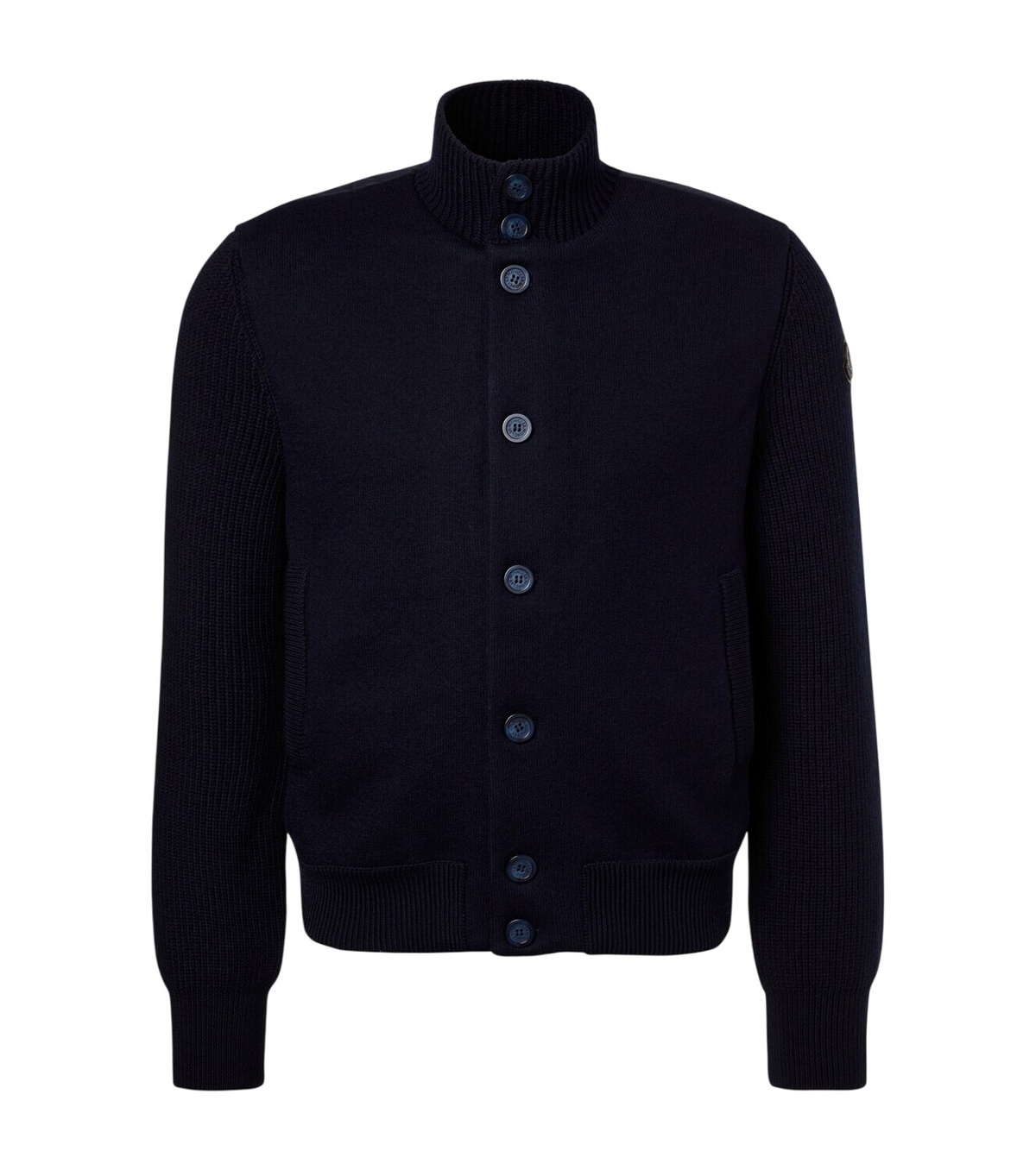 Moncler - Virgin wool half-zip sweater Moncler