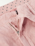 Massimo Alba - Alaccia Straight-Leg Pleated Linen Shorts - Pink
