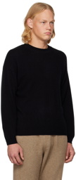 AURALEE Black 'Baby' Sweater