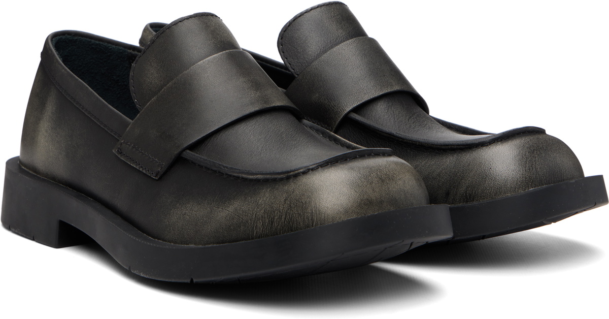 CAMPERLAB Black MIL 1978 Leather Loafers