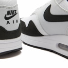 Nike Men's AIR MAX 1 Sneakers in White/Black/Pure Platinum