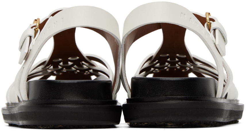 Marni White Fisherman Sandals Marni
