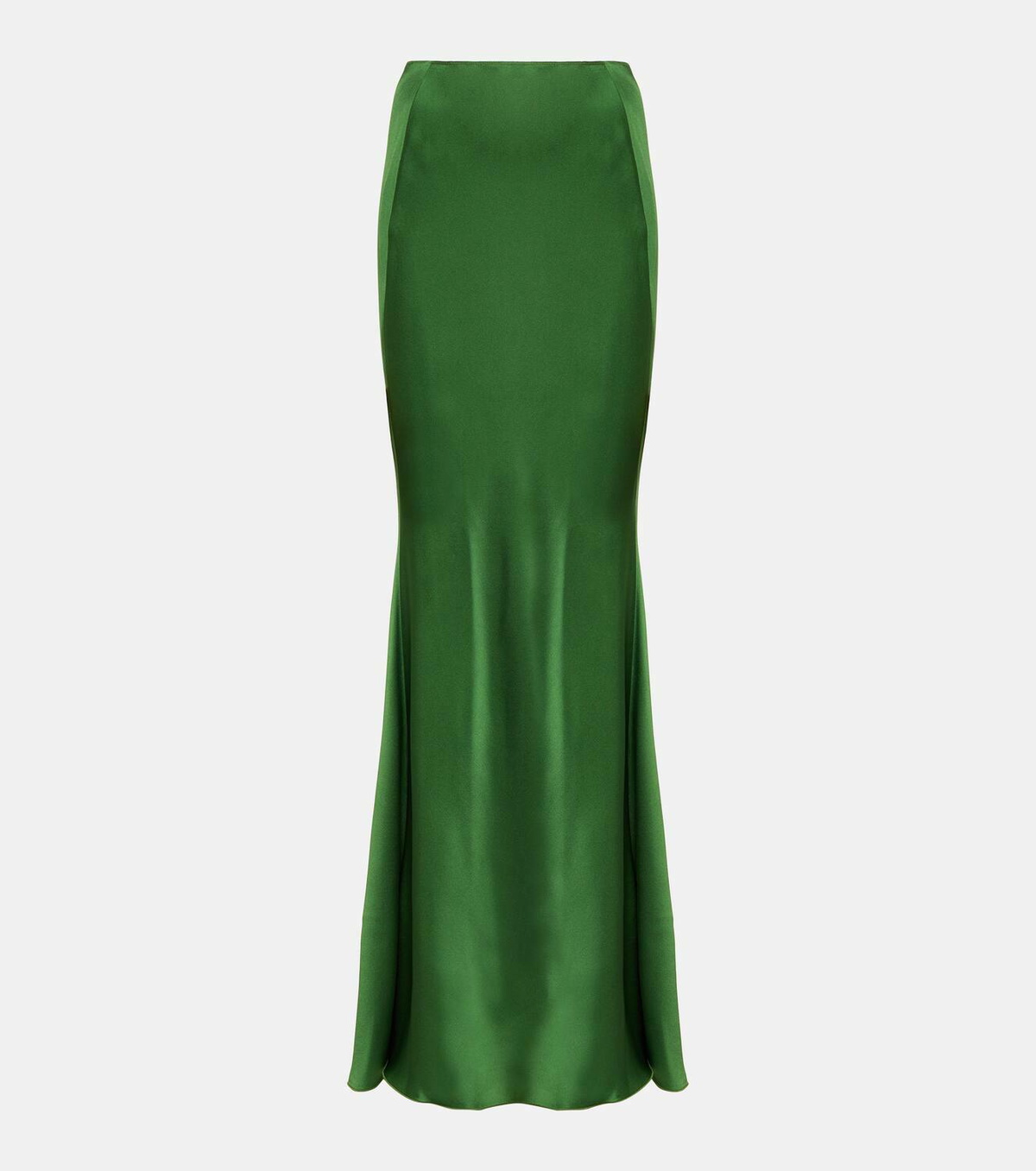Victoria Beckham High-rise satin maxi skirt Victoria Beckham