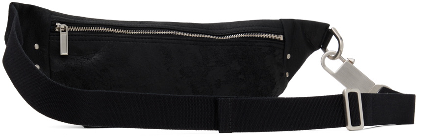 Rick Owens Black Porterville Geo Bumbag Pouch Rick Owens