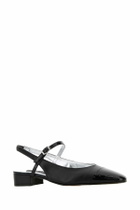 Carel Black Leather Oceano Ballerinas