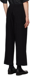 Jan-Jan Van Essche Black O-Project Trousers