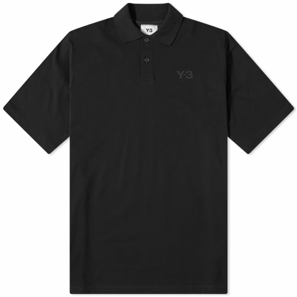 Y-3 Men's Classic Logo Polo Shirt in Black Y-3