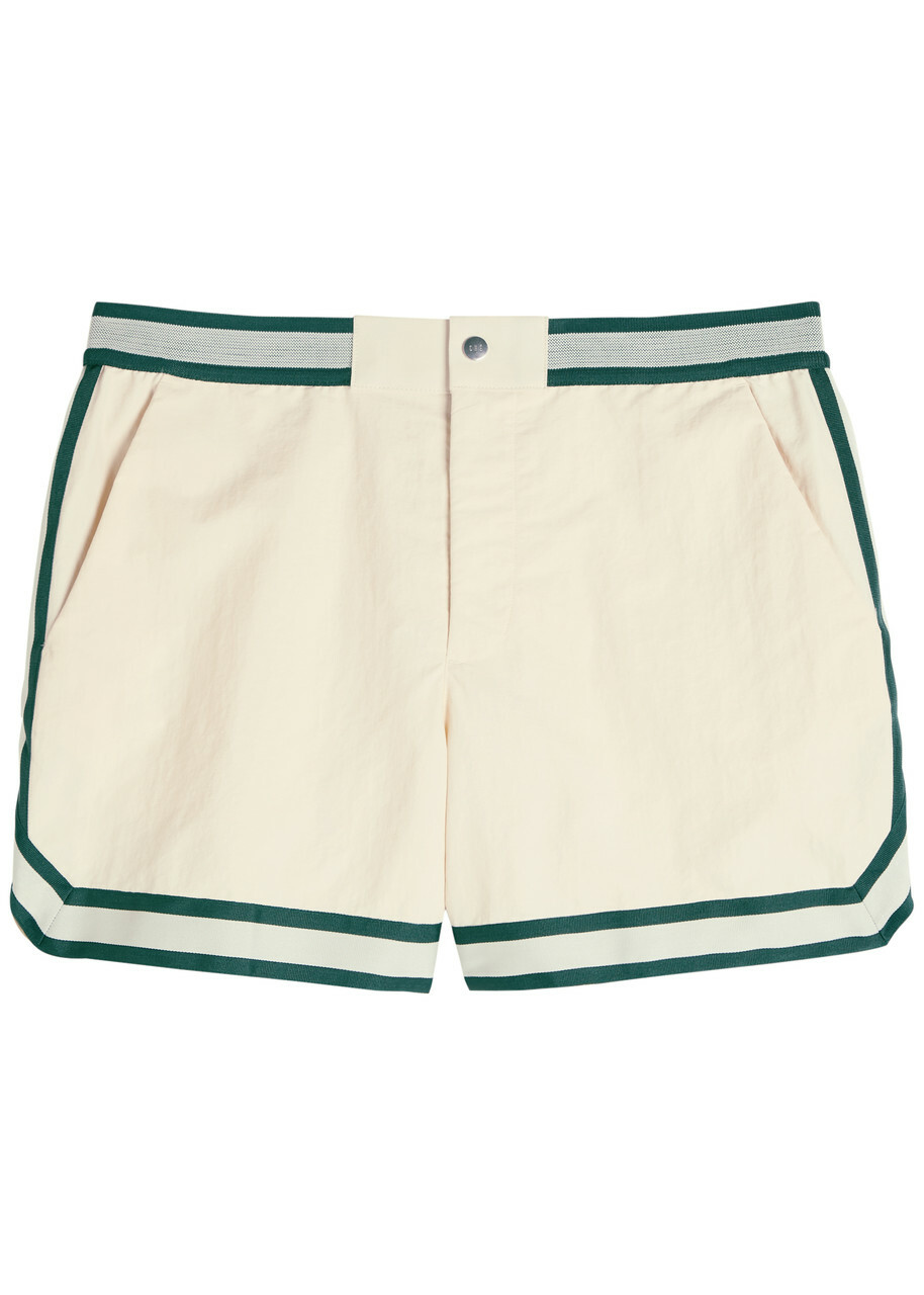 Che Baller Nylon Swim Shorts Ivory