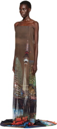 Jean Paul Gaultier Brown Shayne Oliver Edition Maxi Dress