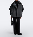Max Mara Wool, alpaca, and silk cape