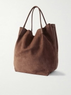 Loro Piana - Bale Extra-Large Leather-Trimmed Full-Grain Nubuck Tote Bag