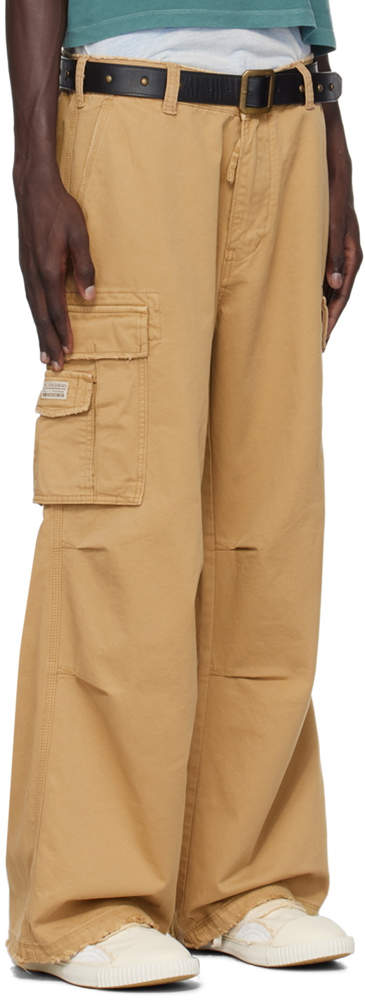 ERL Tan California Cargo Pants