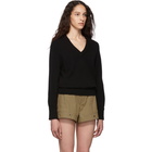 Chloe Black Cashmere Iconic V-Neck Sweater